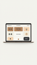Fitness Planner App Optimized for Laptop