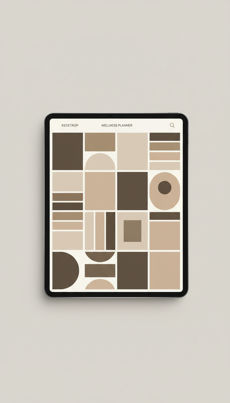 Printable Interactive Wellness Planner Pages