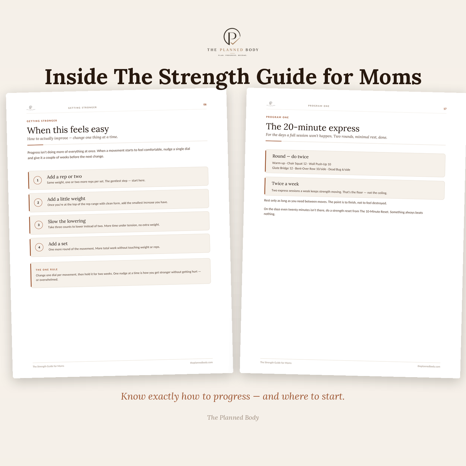 The Strength Guide for Moms