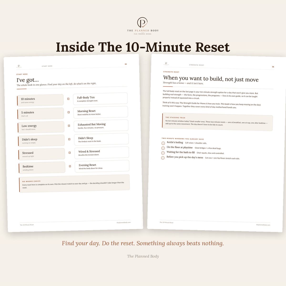 The 10-Minute Reset - ThePlannedBody