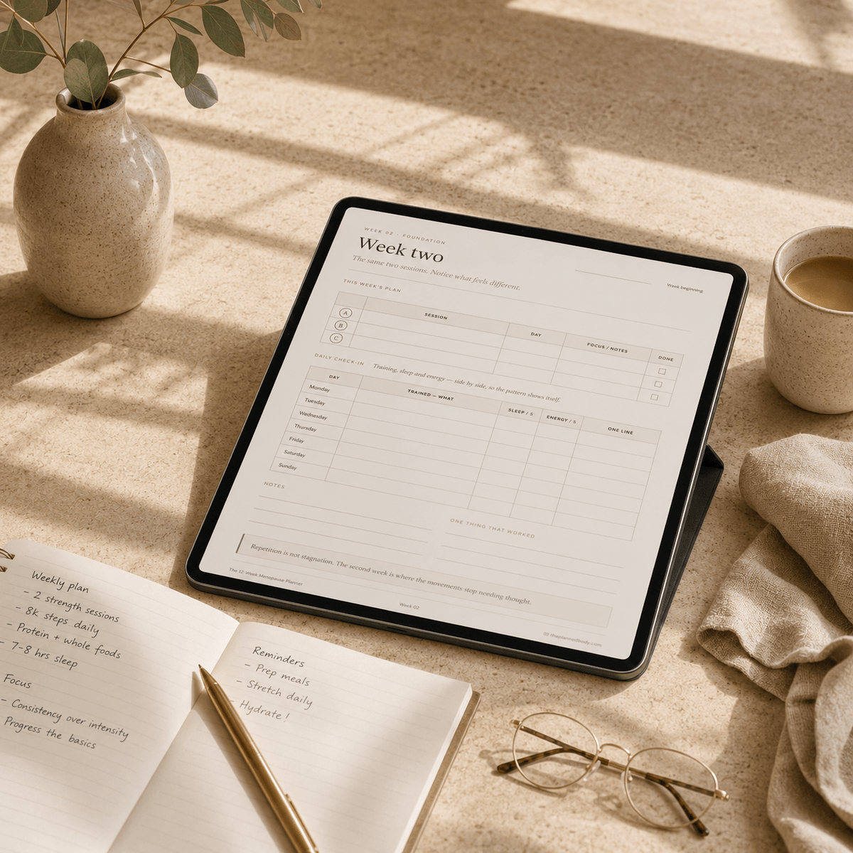 The 12-Week Menopause Planner - ThePlannedBody
