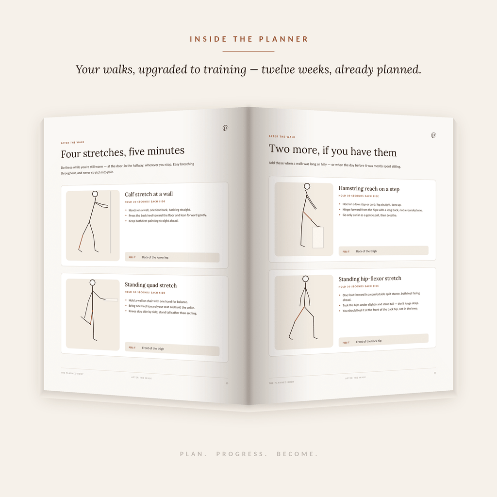 The 12-Week Walking Planner - ThePlannedBody