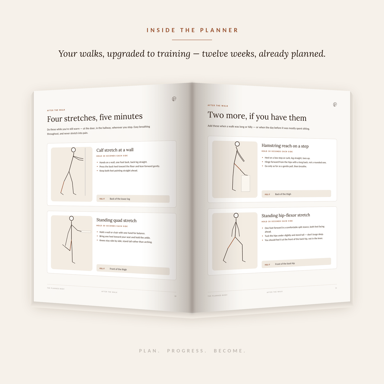 The 12-Week Walking Planner - ThePlannedBody