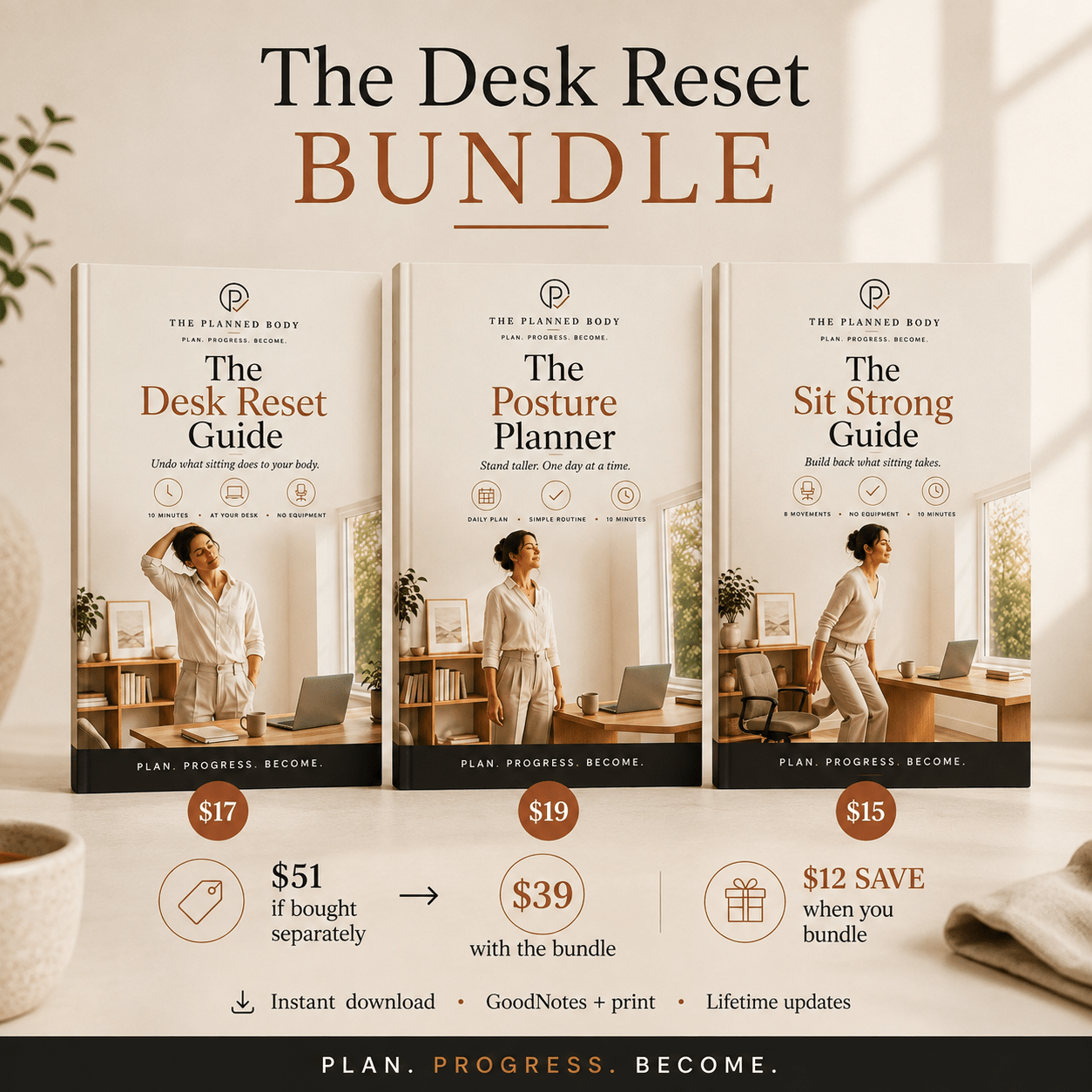 The Desk Reset Bundle - ThePlannedBody