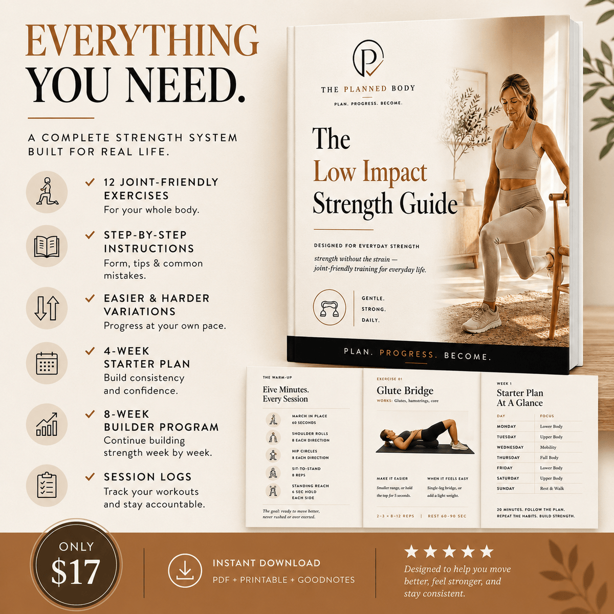 The Low Impact Strength Guide - ThePlannedBody